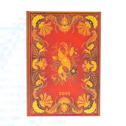Paperblanks Планер Fiammetta, Midi, Verso, твърда корица, 80 листа, за 2025 година
