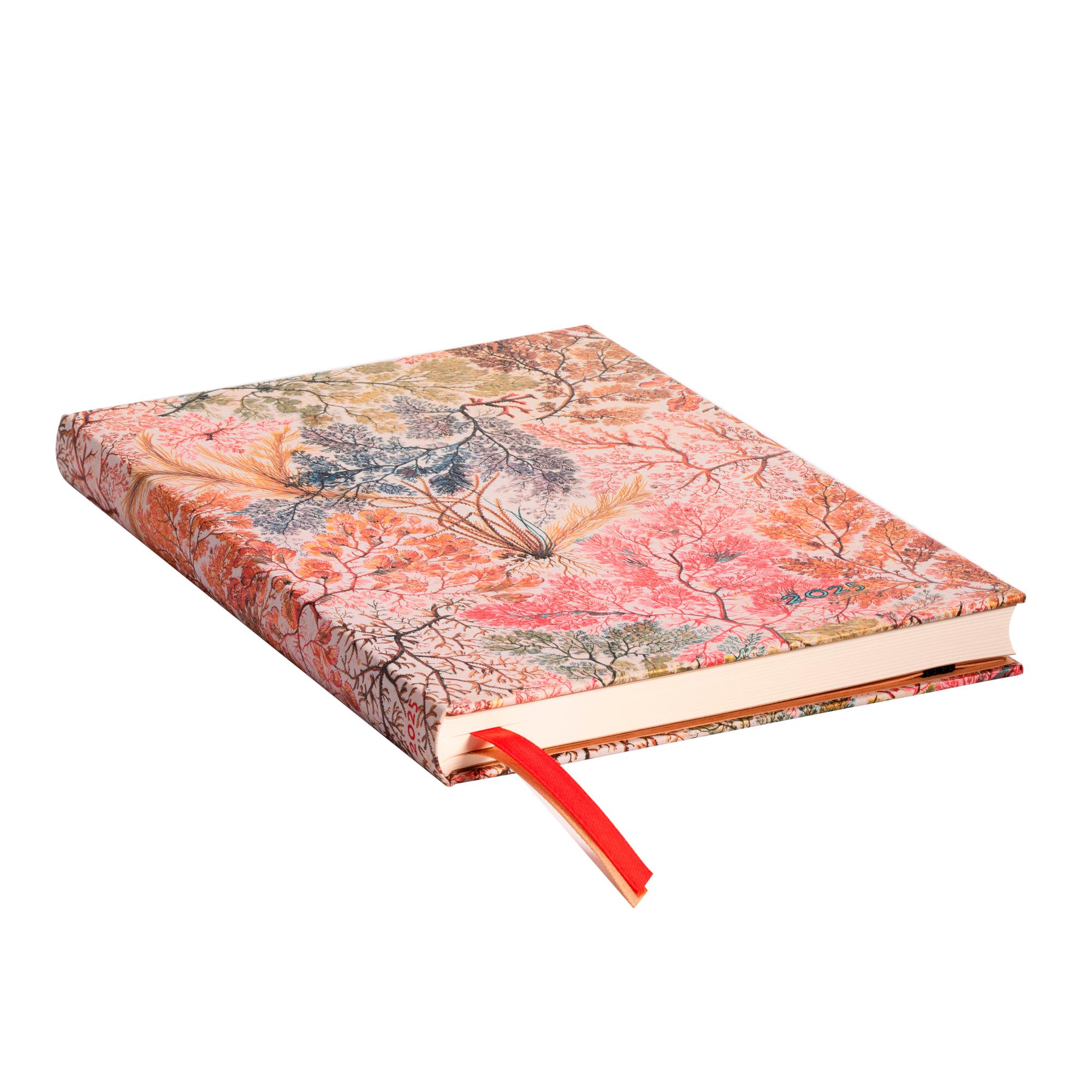 Paperblanks Планер Anemone, Midi, вертикален, твърда корица, 80 листа, за 2025 година