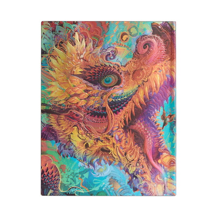 Paperblanks Планер Humming Dragon, Ultra, 1 ден на страница, мека корица, 216 листа, за 2025 година