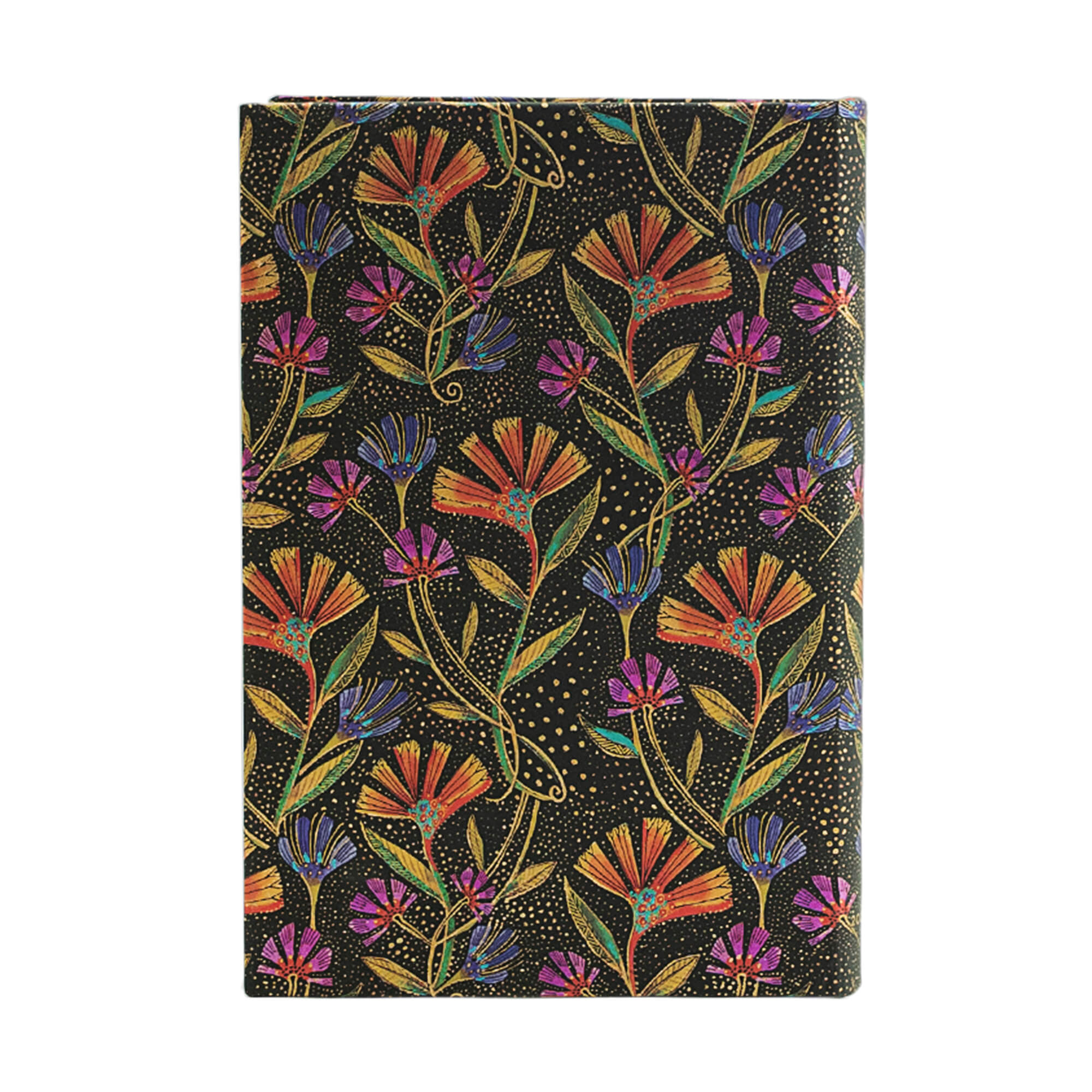 Paperblanks Планер Wild Flowers, Mini, хоризонтален, твърда корица, 104 листа, за 2024-2025 година