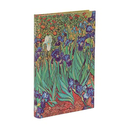 Paperblanks Тефтер Van Gogh's Irises, Mini, нелиниран, твърда корица, 88 листа