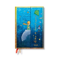 Paperblanks Планер The Little Prince, Mini, 1 ден на страница, твърда корица, 208 листа, за 2026 година