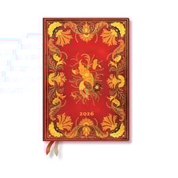 Paperblanks Планер Fiammetta, Midi, Verso, твърда корица, 80 листа, за 2026 година