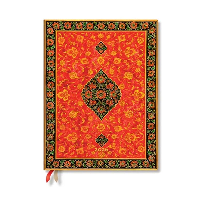 Paperblanks Планер Layla, Ultra, хоризонтален, твърда корица, 80 листа, за 2026 година
