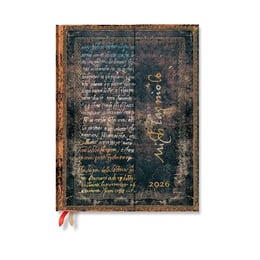 Paperblanks Планер Michelangelo, Ultra, вертикален, твърда корица, 80 листа, за 2026 година