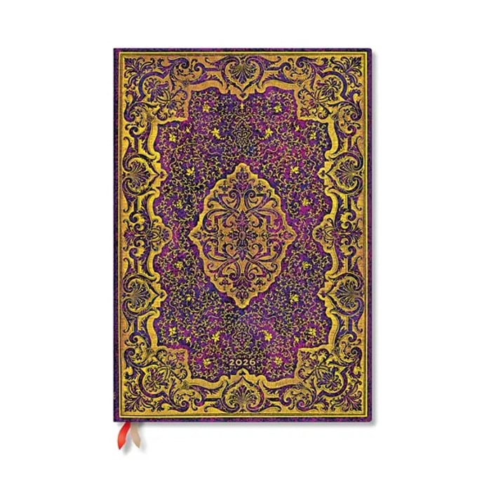 Paperblanks Планер Picaresque, Grande, вертикален, твърда корица, 80 листа, за 2026 година