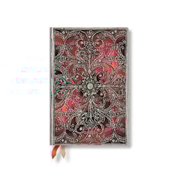 Paperblanks Планер Garnet, Mini, хоризонтален, мека корица, 88 листа, за 2026 година
