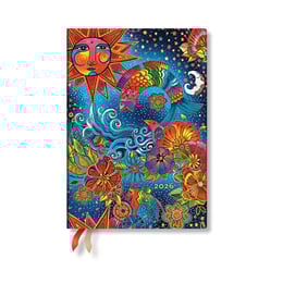 Paperblanks Планер Celestial Magic, Midi, хоризонтален, мека корица, 88 листа, за 2026 година