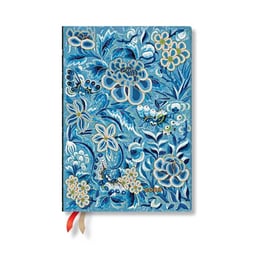 Paperblanks Планер Blue Willow, Midi, вертикален, мека корица, 88 листа, за 2026 година