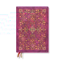 Paperblanks Планер Diamond Jubilee, Midi, вертикален, мека корица, 88 листа, за 2026 година
