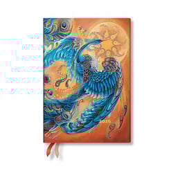 Paperblanks Планер Sirebird, Midi, вертикален, мека корица, 88 листа, за 2026 година