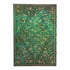Paperblanks Тефтер Emerald Flower Grande, нелиниран, твърда корица, 120 листа