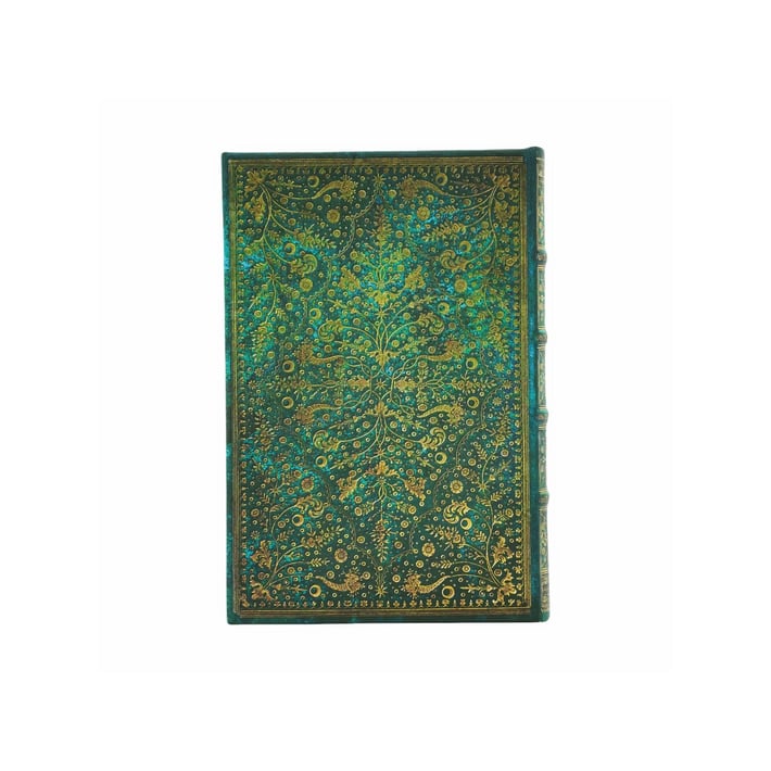 Paperblanks Тефтер Emerald Flower, Mini, нелиниран, твърда корица, 88 листа