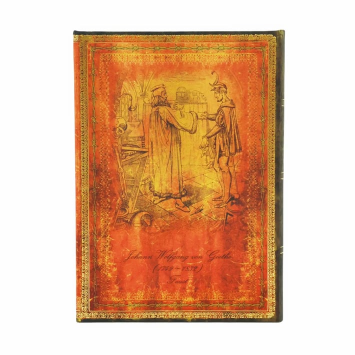 Paperblanks Тефтер Goethe Faust, Ultra, нелиниран, твърда корица, 72 листа