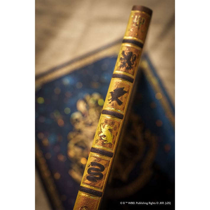 Paperblanks Тефтер Hufflepuff, Midi, широки редове, твърда корица, 72 листа