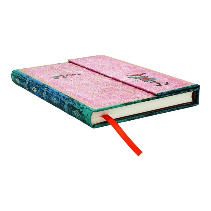 Paperblanks Тефтер Pippi Longstocking, Midi, широки редове, твърда корица, 72 листа