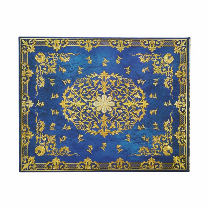 Paperblanks Тефтер Silk Sky книга за гости, широки редове, 225 х 180 mm, 72 листа