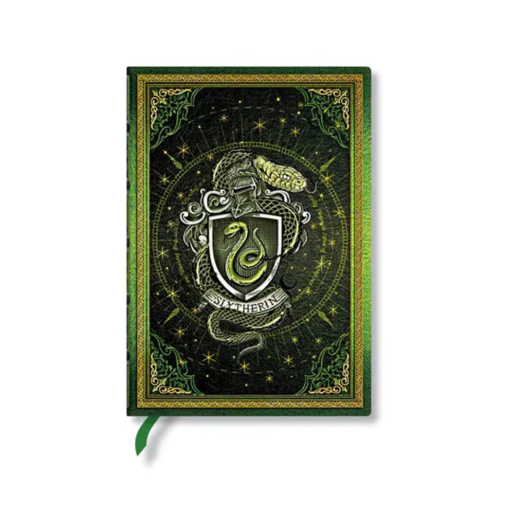 Paperblanks Тефтер Slytherin, Midi, нелиниран, твърда корица, 72 листа