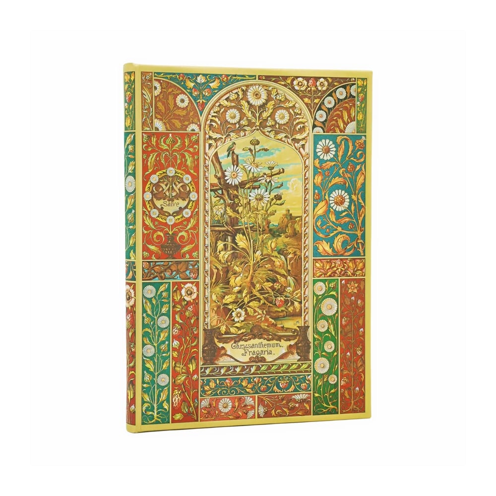 Paperblanks Тефтер Viennese Fruit, Midi, твърда корица, нелиниран, 72 листа