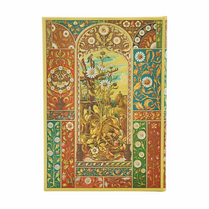 Paperblanks Тефтер Viennese Fruit, Ultra, широки редове, твърда корица, 72 листа