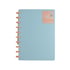 Sworld Тефтер Block, B5, със спирала, широки редове, 80 листа, син