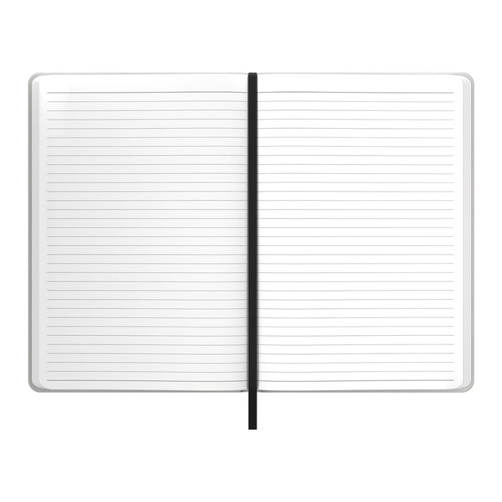 Art Pioneer Бележник, A5, твърда корица, с ластик, 96 листа, черен