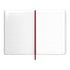 Art Pioneer Бележник, A5, твърда корица, с ластик, 96 листа, червен
