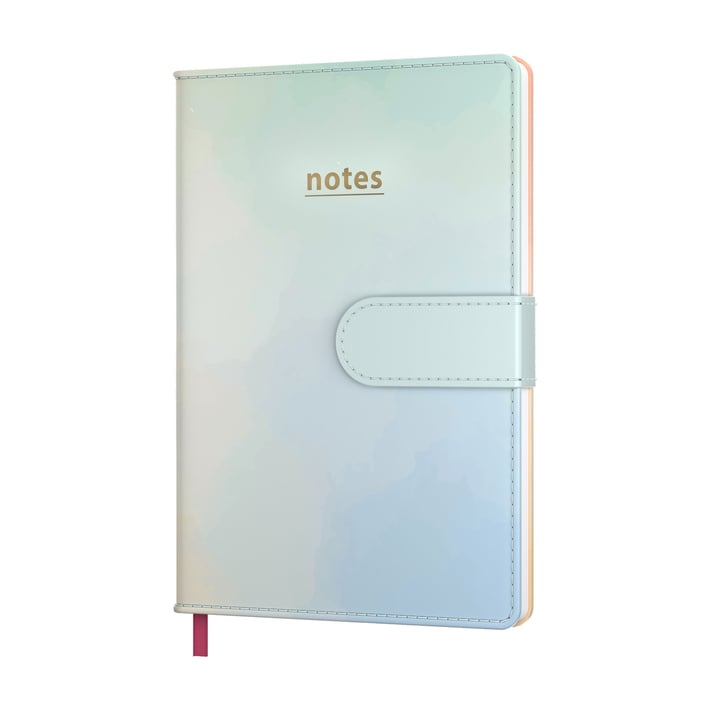 Art Pioneer Бележник, A5, с магнитно закопчаване, PU кожа, 96 листа, цветен