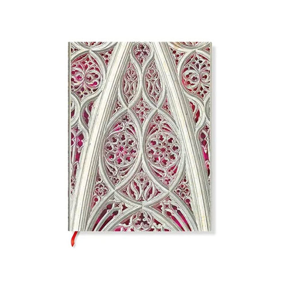 Paperblanks Тефтер Duomo di Milano, Burgundy, Mini, широки редове, мека корица, 104 листа