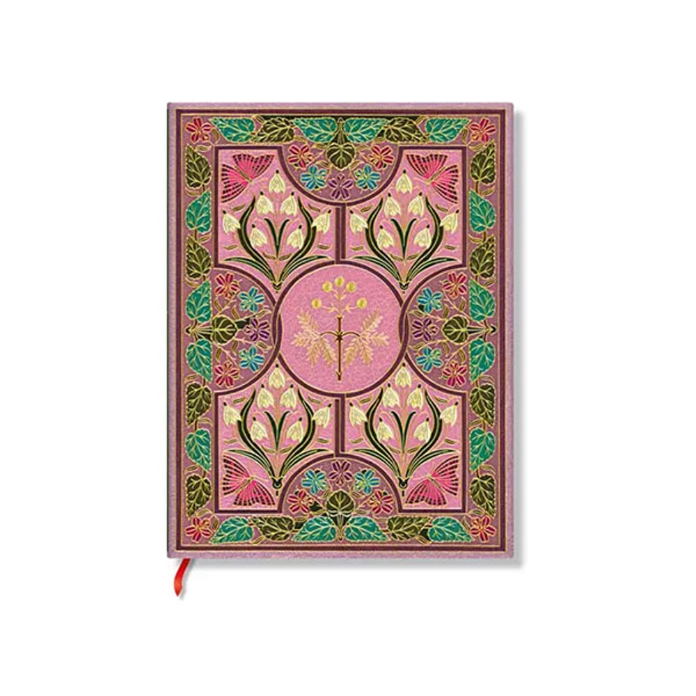 Paperblanks Тефтер Mimosa, Mini, широки редове, мека корица, 104 листа