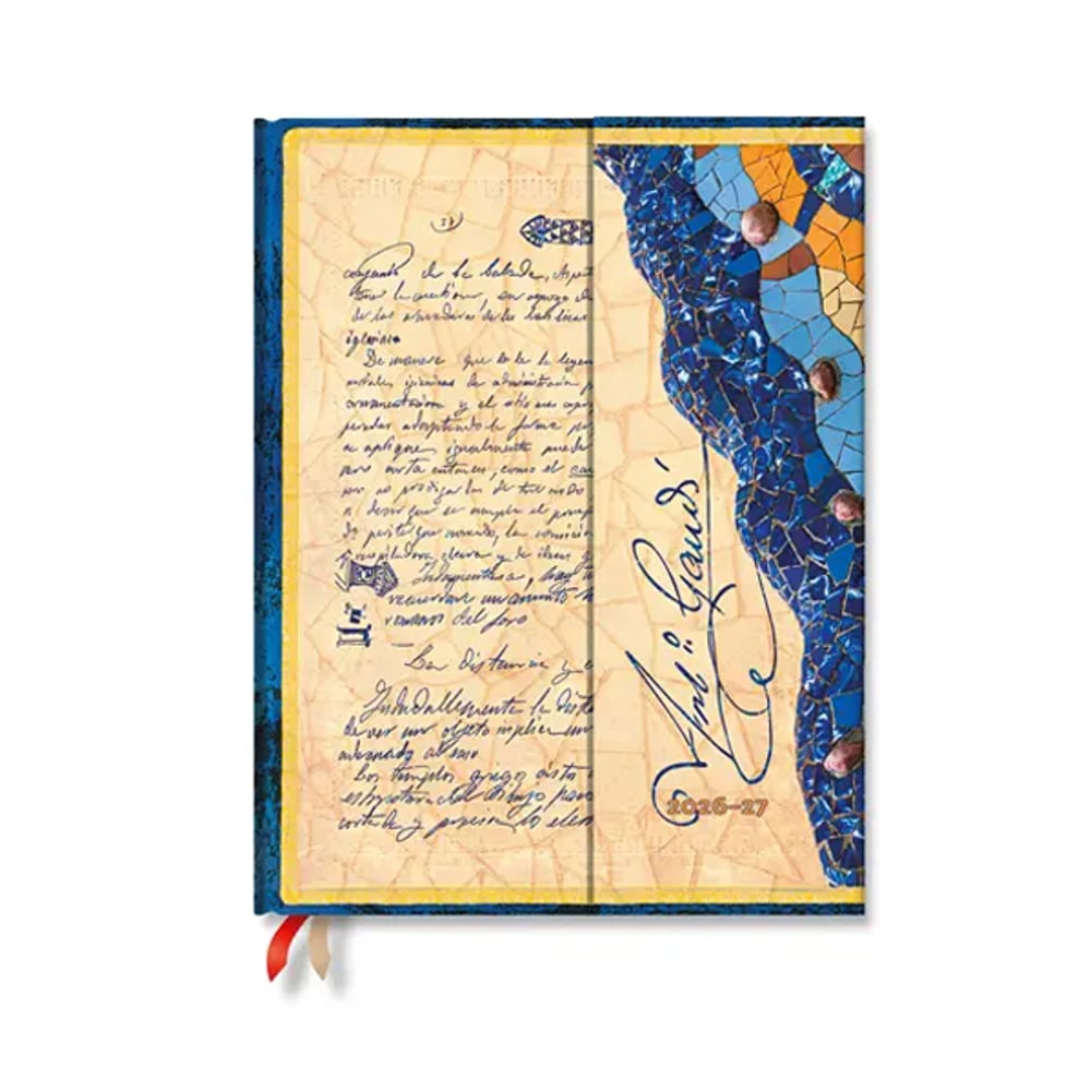 Paperblanks Планер Gaudi, Ultra, вертикален, твърда корица, 112 листа, за 2026-2027 година