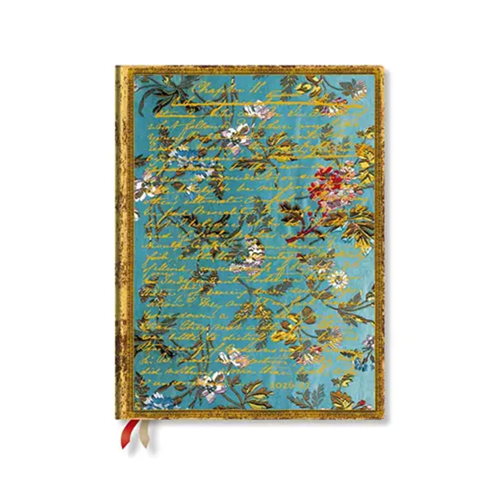 Paperblanks Планер Jane Austen, Ultra, вертикален, твърда корица, 112 листа, за 2026-2027 година