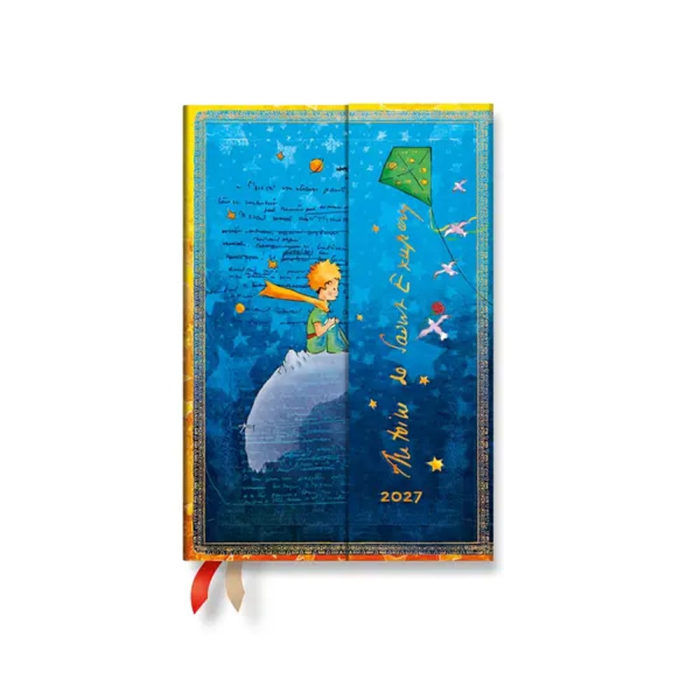 Paperblanks Планер The Little Prince, Mini, 1 ден на страница, твърда корица, 216 листа, за 2027 година