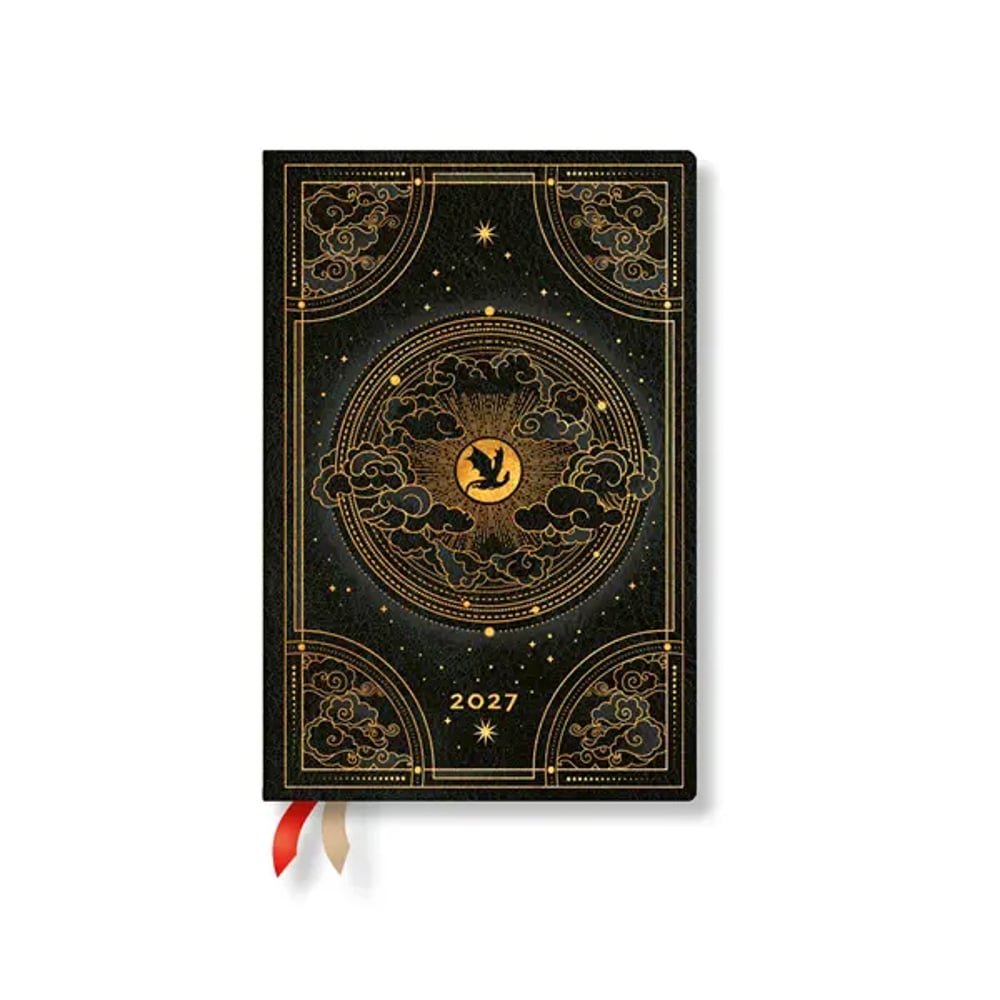 Paperblanks Планер Shadows of Navarre, Mini, 1 ден на страница, твърда корица, 216 листа, за 2027 година