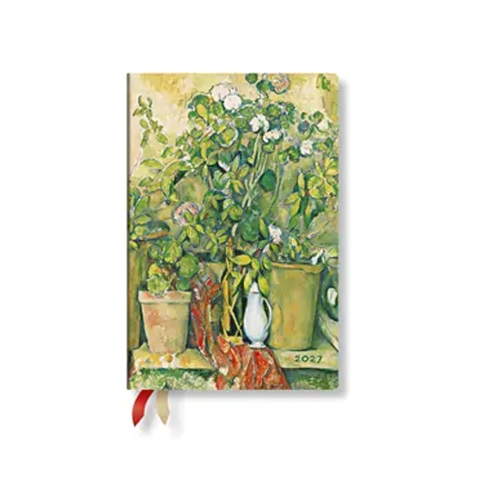 Paperblanks Планер Cezanne's Terracotta, Mini, хоризонтален, твърда корица, 88 листа, за 2027 година