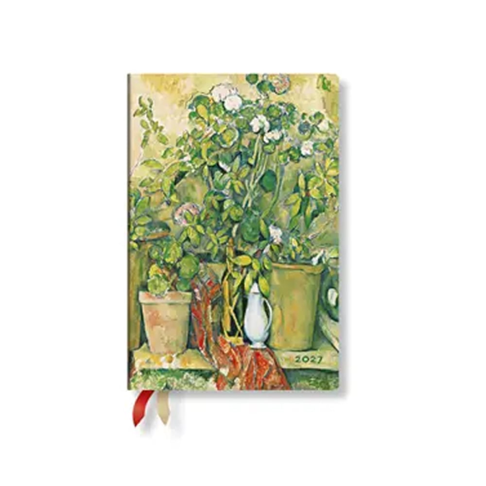 Paperblanks Планер Cezanne's Terracotta, Mini, Verso, твърда корица, 88 листа, за 2027 година