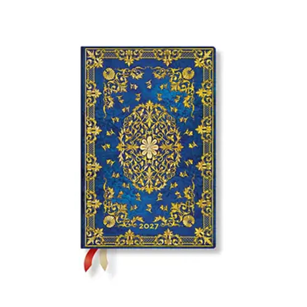 Paperblanks Планер Silk Sky, Mini, Verso, твърда корица, 88 листа, за 2027 година