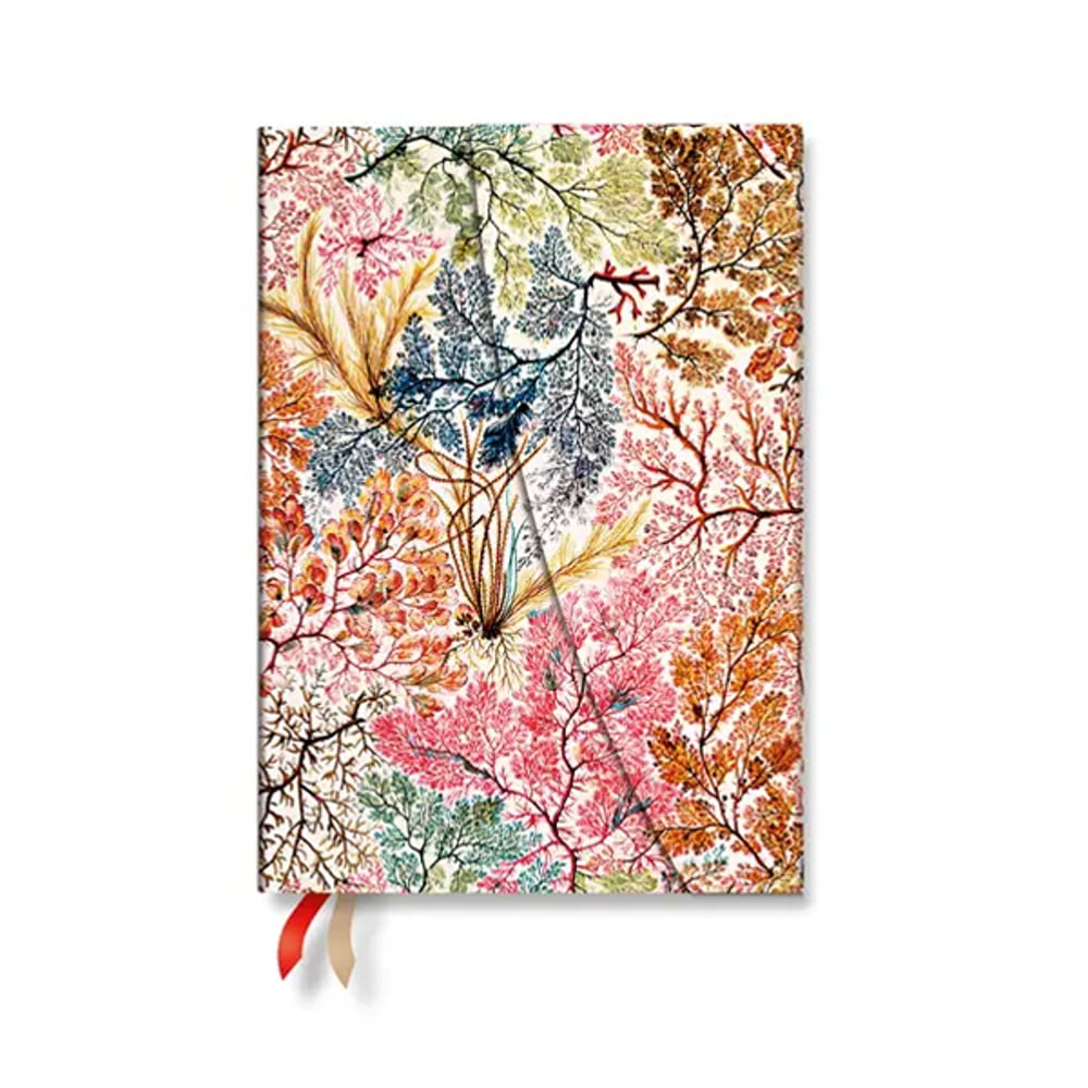 Paperblanks Планер Anemone, Midi, Verso, твърда корица, 88 листа, за 2027 година