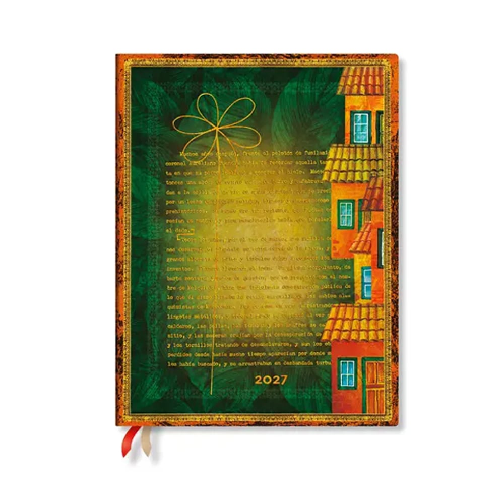 Paperblanks Планер Garcia Marquez, Ultra, 1 ден на страница, твърда корица, 216 листа, за 2027 година