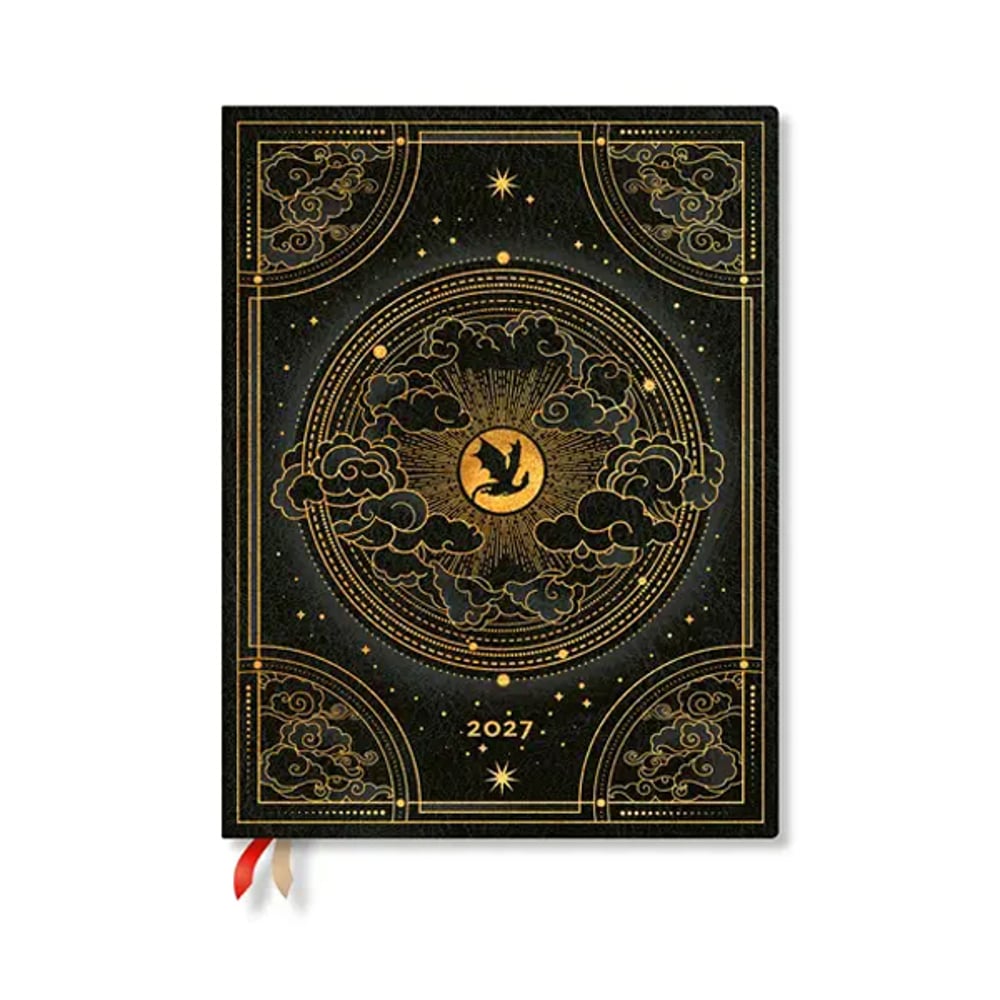 Paperblanks Планер Shadows of Navarre, Ultra, 1 ден на страница, твърда корица, 216 листа, за 2027 година