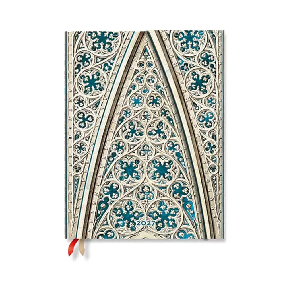 Paperblanks Планер Duomo di Milano, Ultra, вертикален, твърда корица, 88 листа, за 2027 година