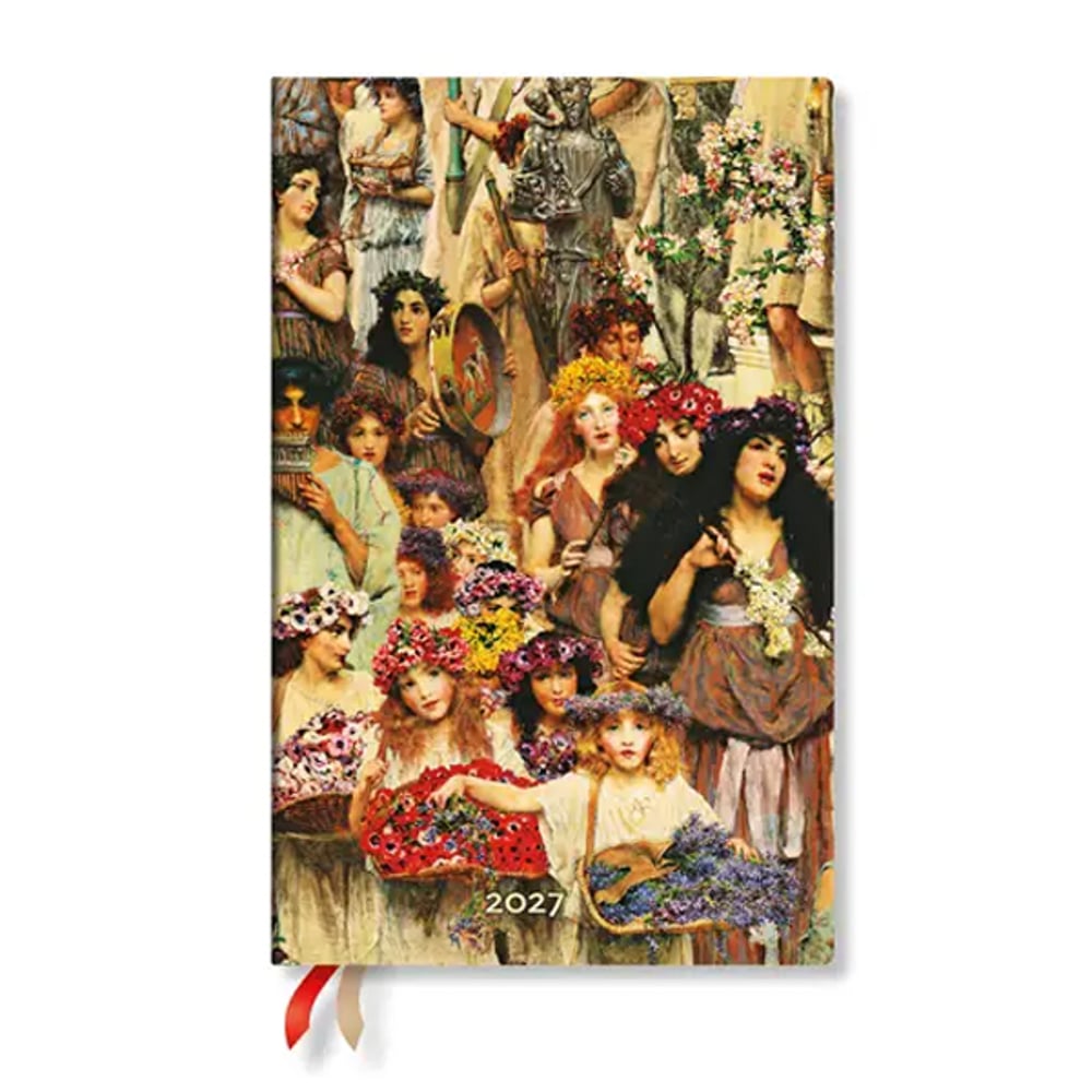 Paperblanks Планер Spring, Maxi, хоризонтален, мека корица, 88 листа, за 2027 година