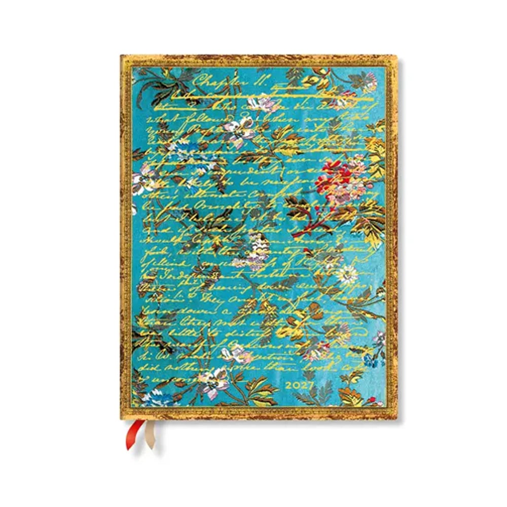 Paperblanks Планер Jane Austen, Ultra, 1 ден на страница, мека корица, 216 листа, за 2027 година