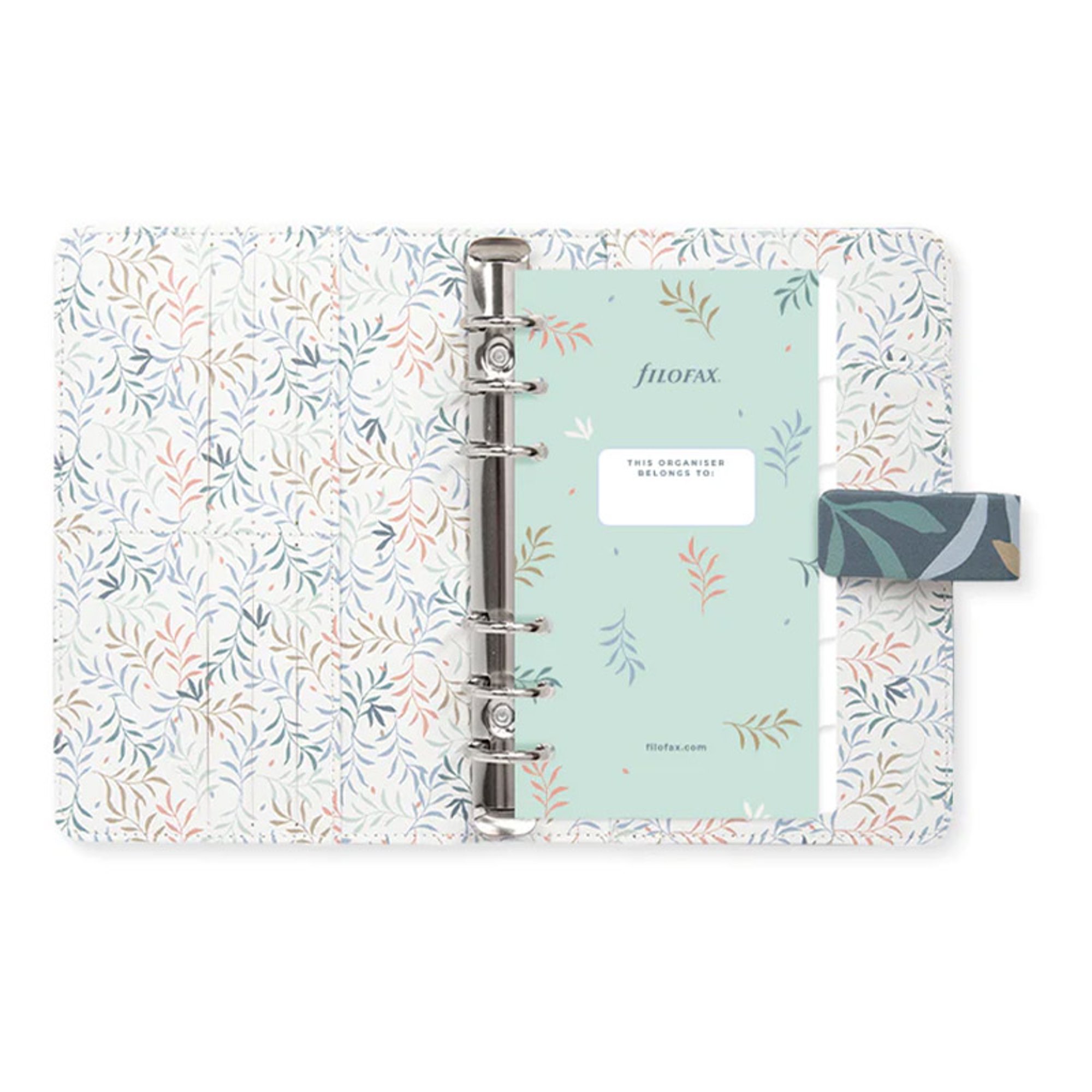 Filofax Органайзер Botanical Personal, син