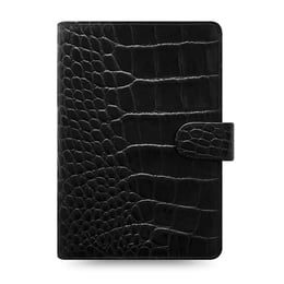 Filofax Органайзер Classic Croc Personal, черен