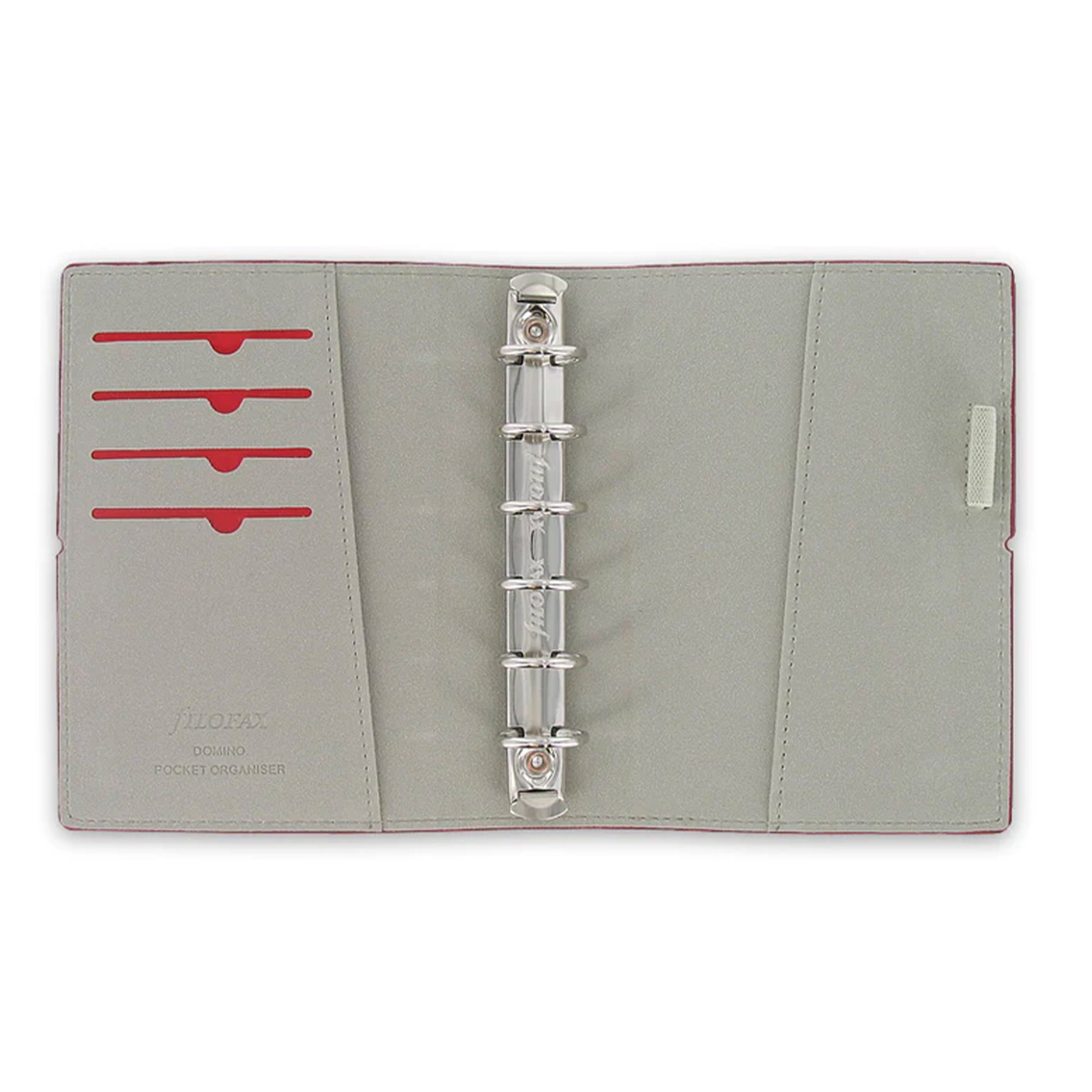 Filofax Органайзер Domino Pocket, червен