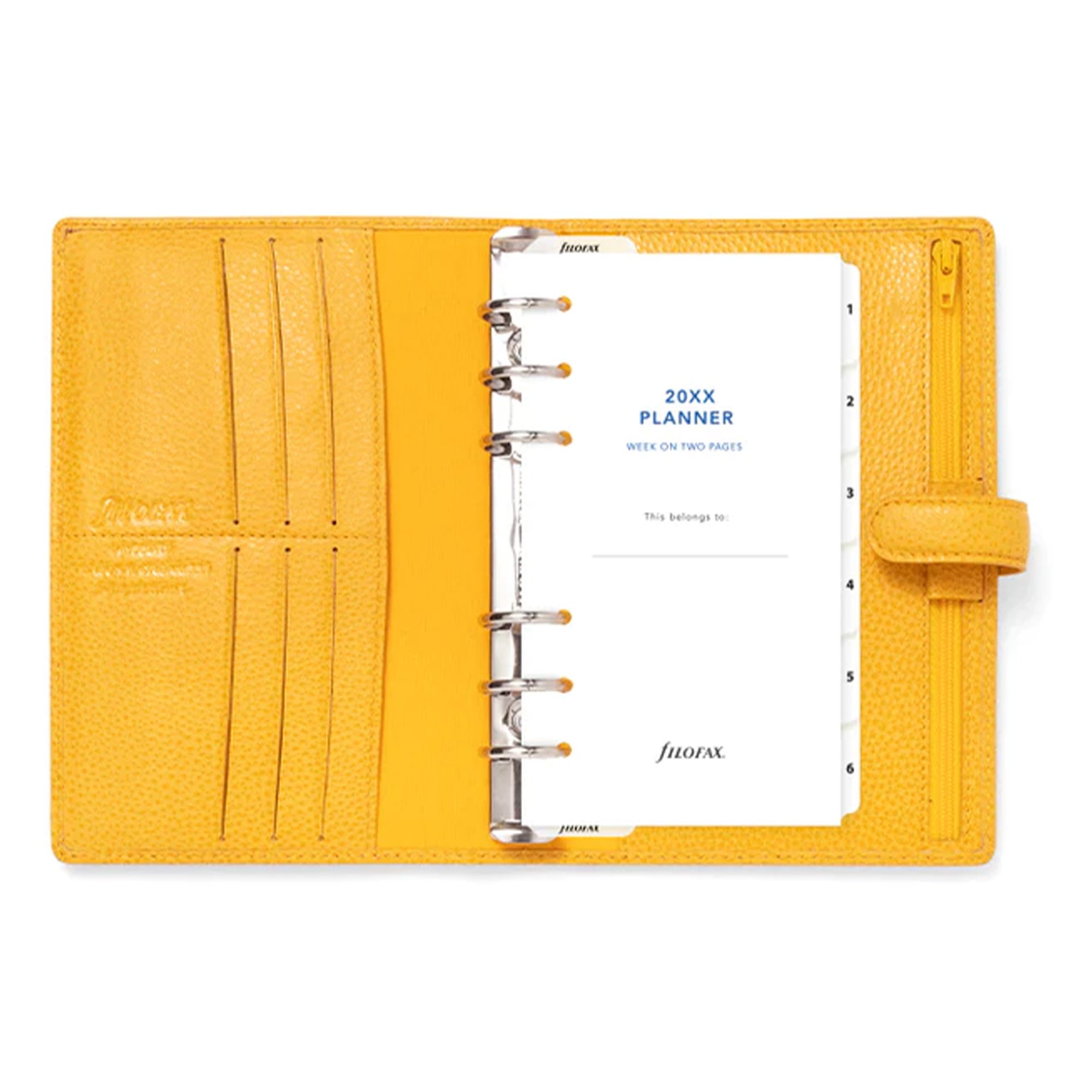 Filofax Органайзер Finsbury Personal, горчица