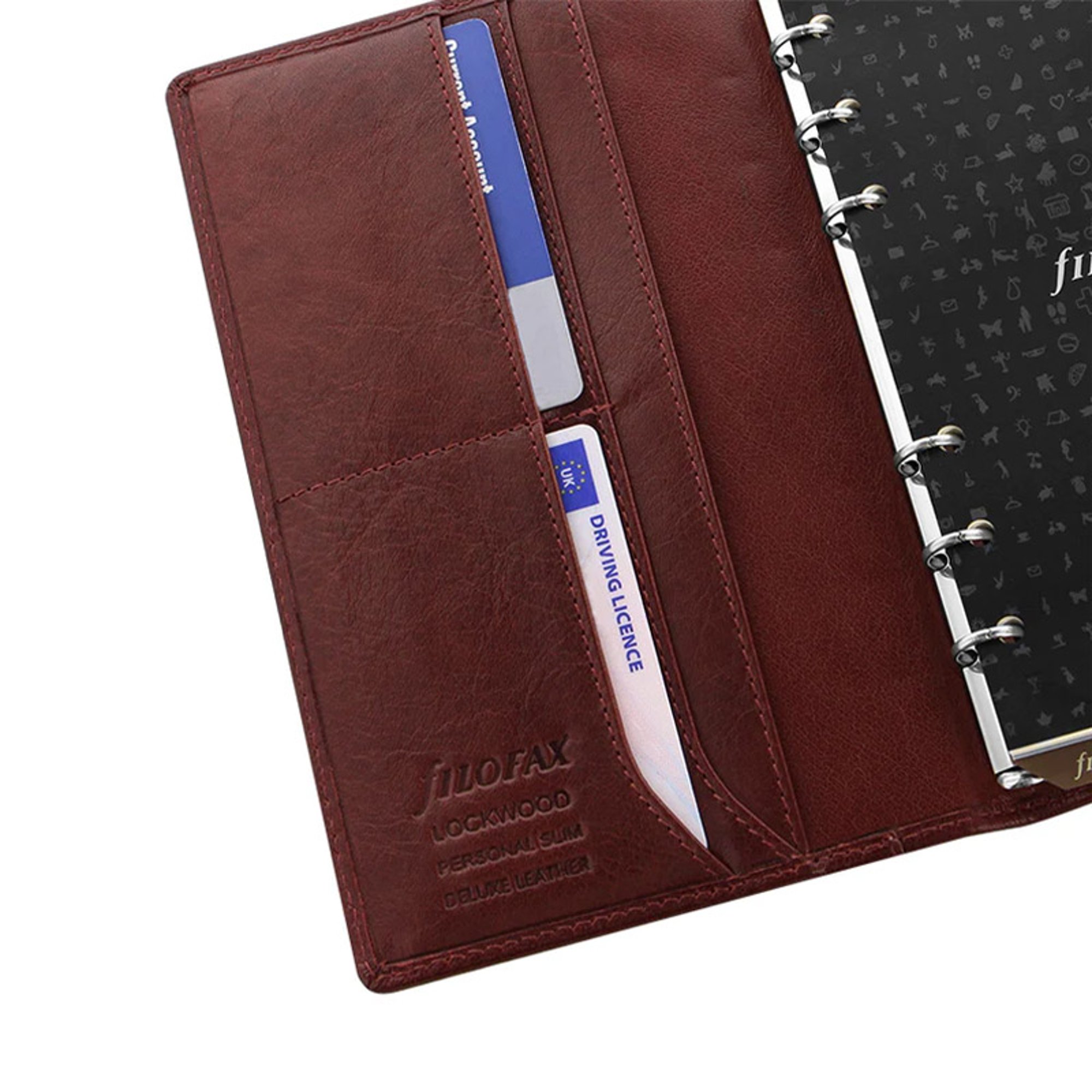 Filofax Органайзер Loockwood Personal Slim, кафяв