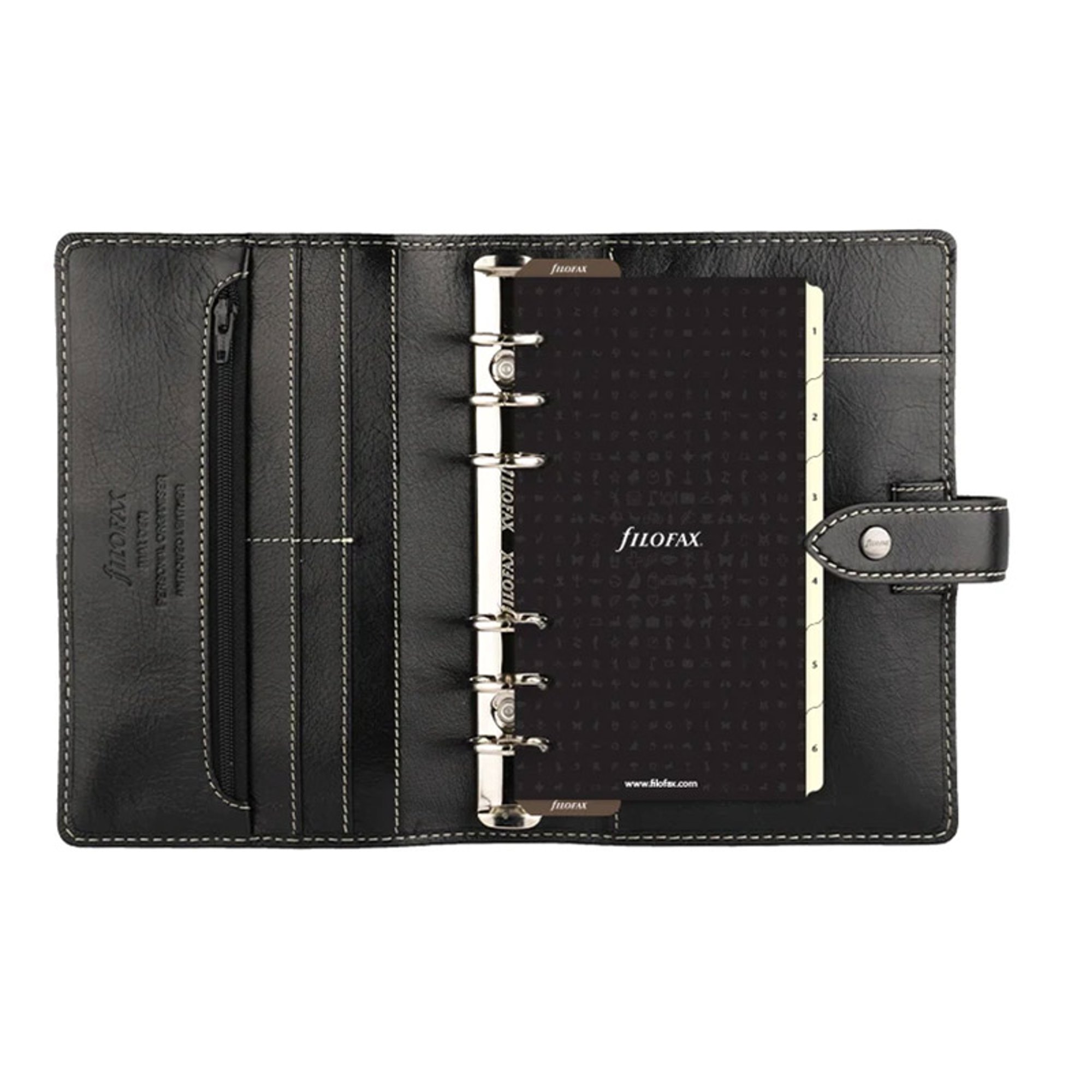 Filofax Органайзер Malden Personal, черен