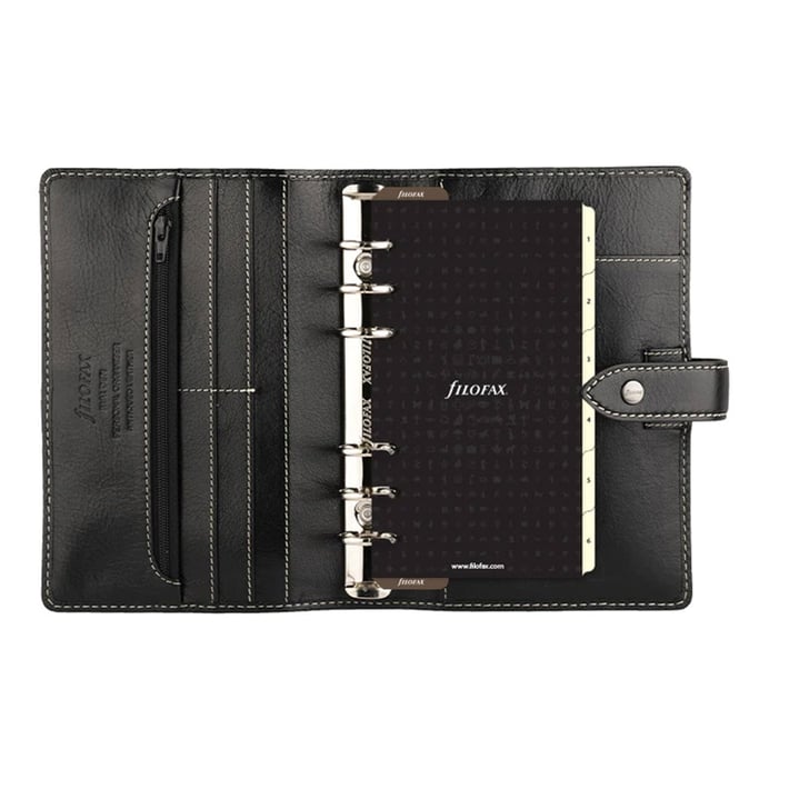 Filofax Органайзер Malden Personal, черен